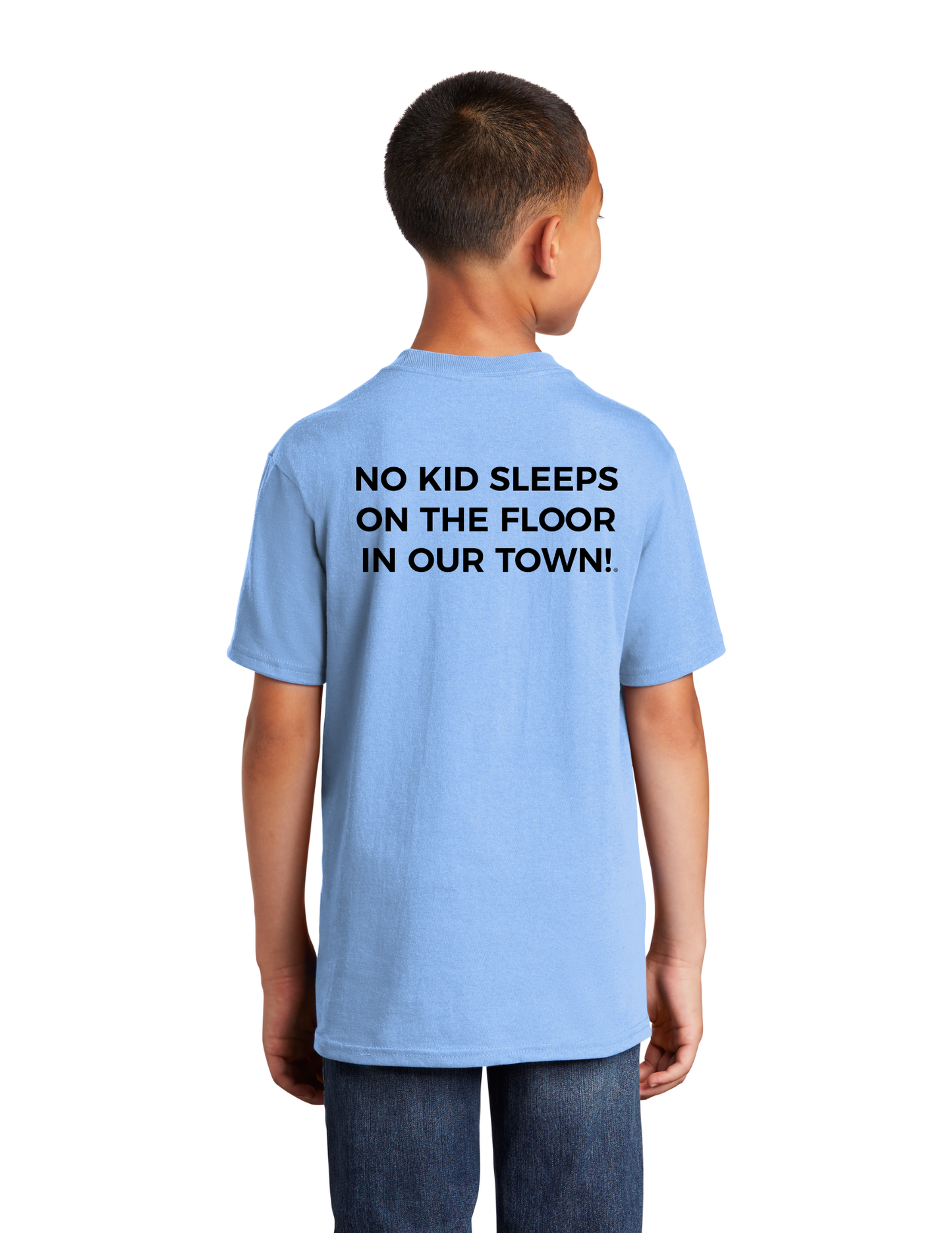 BAA 2025 - YOUTH Tee (LIGHT BLUE) - "Official BAA Logo"