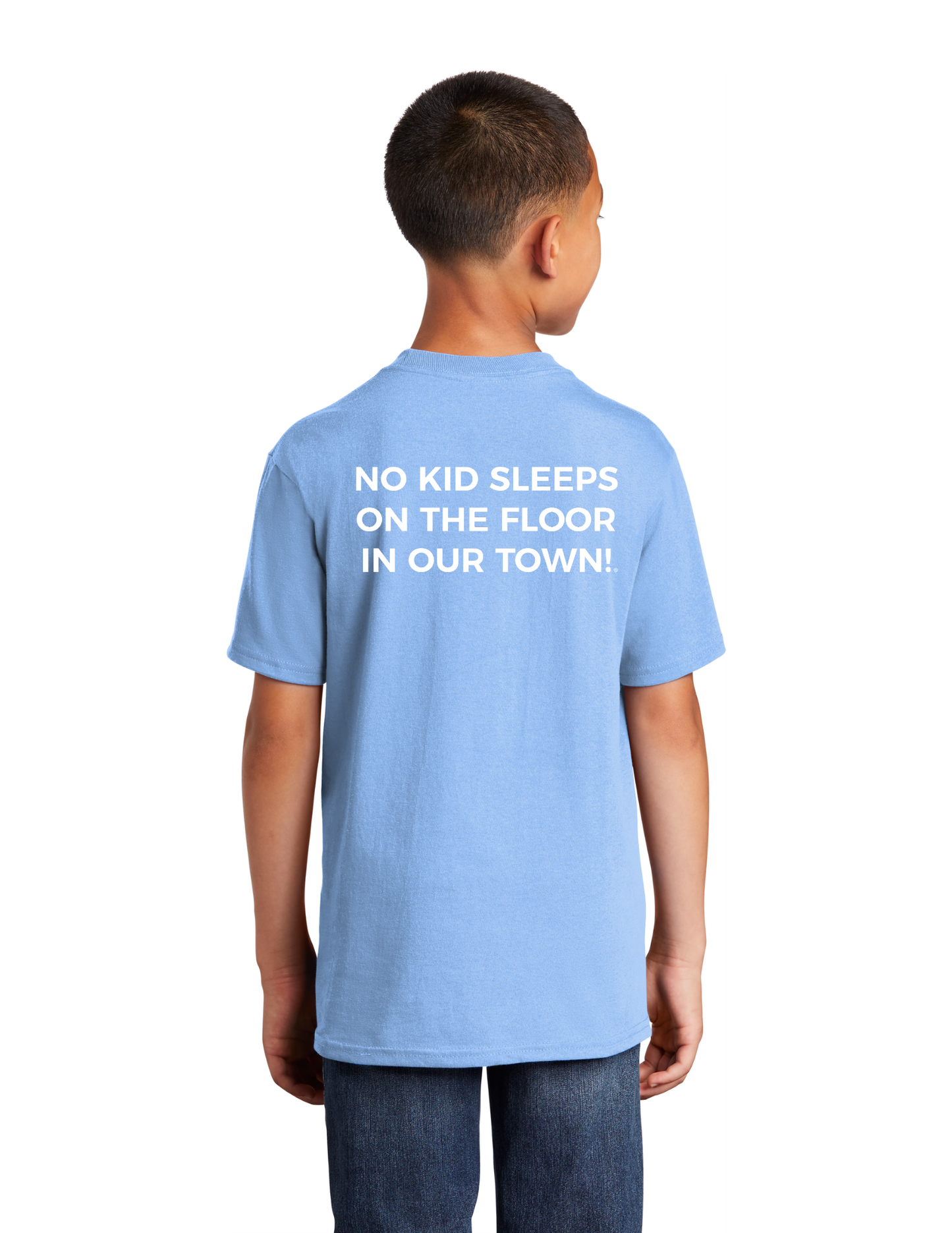 BAA 2025 - YOUTH Tee (LIGHT BLUE) - "Official BAA Logo"