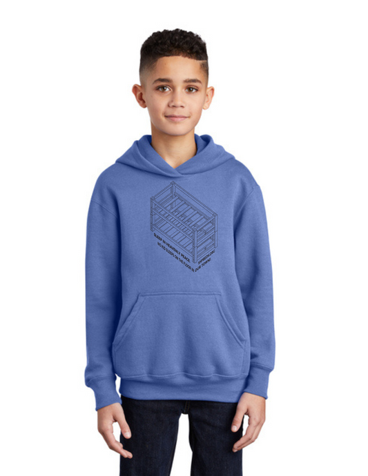 LEGACY - YOUTH Hoodie (CAROLINA BLUE) - “SHELDON” LOGO