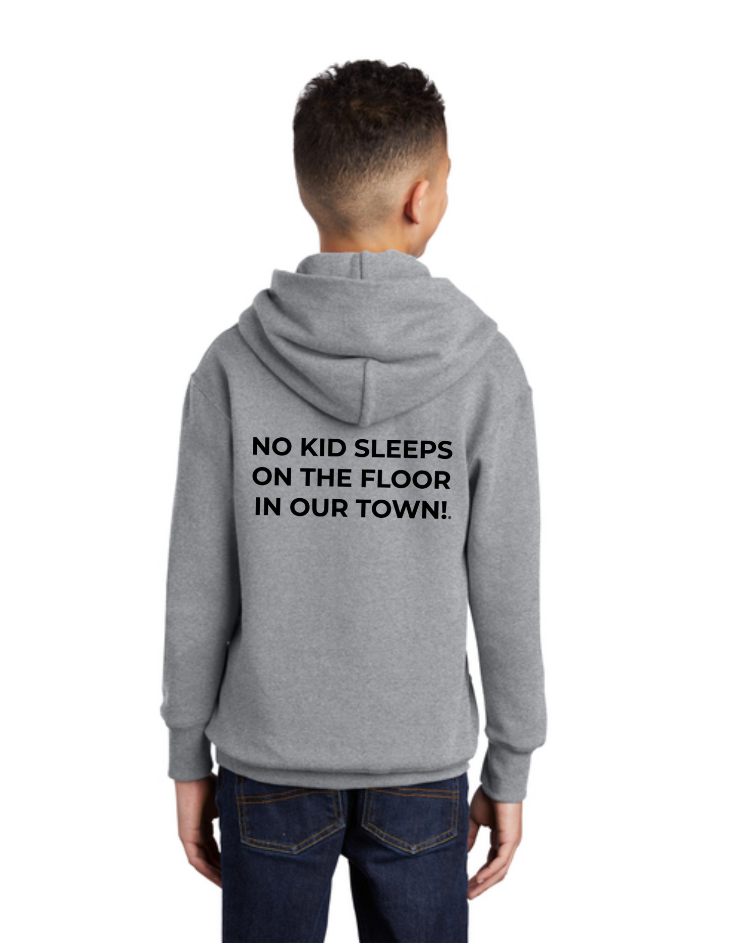 LEGACY - YOUTH Hoodie (ATHLETIC HEATHER) - “SLEEP CIRCLE” LOGO