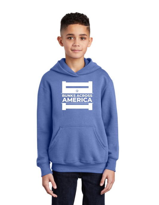 BAA 2025 - YOUTH Hoodie - "Official BAA Logo" (CAROLINA BLUE)