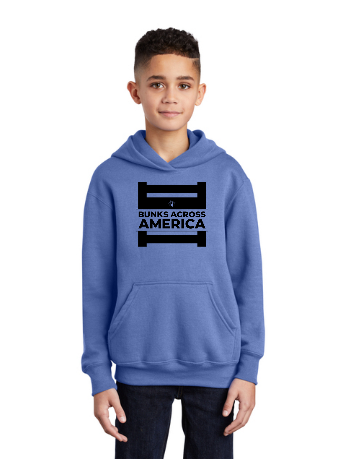 BAA 2025 - YOUTH Hoodie (CAROLINA BLUE)- "Official BAA Logo"