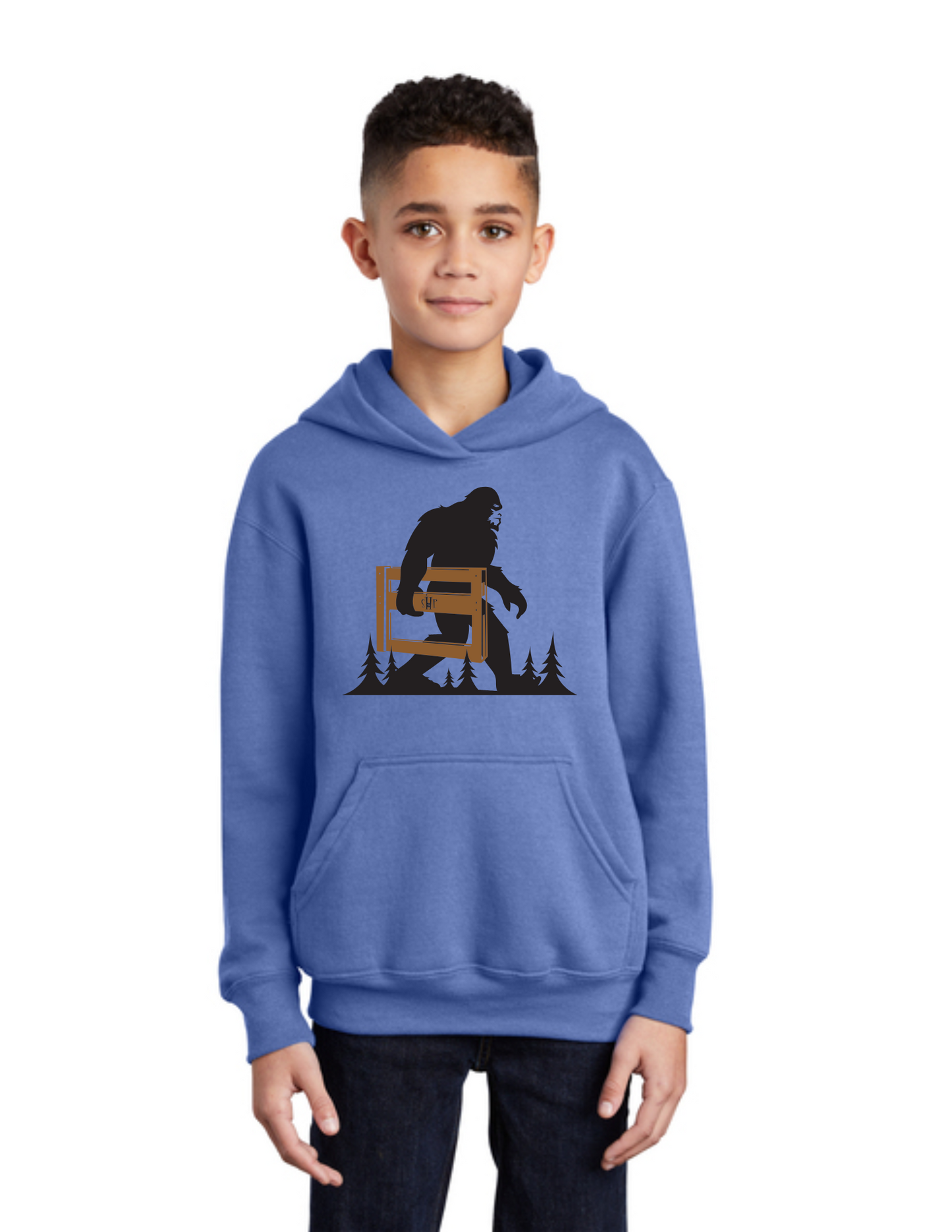 LEGACY - YOUTH Hoodie (CAROLINA BLUE) - “SASQUATCH” LOGO