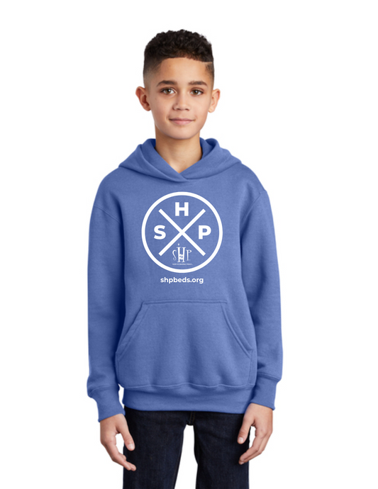LEGACY - YOUTH Hoodie (CAROLINA BLUE) - “SLEEP CIRCLE” LOGO