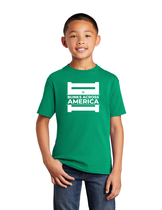 BAA 2025 - YOUTH Tee - "Official BAA Logo" (KELLY GREEN)