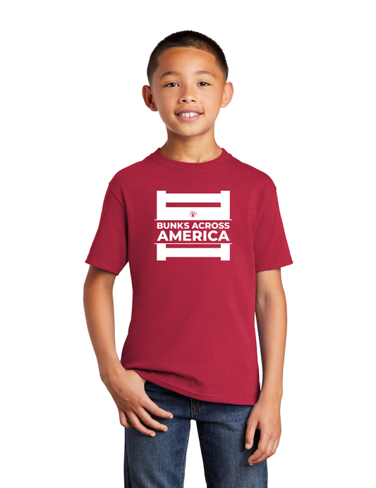 BAA 2025 - YOUTH Tee - "Official BAA Logo" (RED)